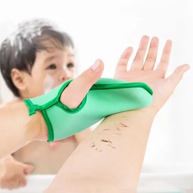 Resim Yumuşak Banyo Duş Süngeri Eldiven 