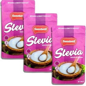 Resim Sweetwell Stevia Prebiyotik Lifli Toz Tatlandırıcı 500 G x 3 Adet 
