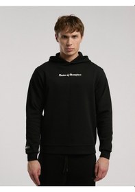 Resim Everlast Champions Collection Siyah Erkek Kapüşonlu Sweatshirt Siyah 