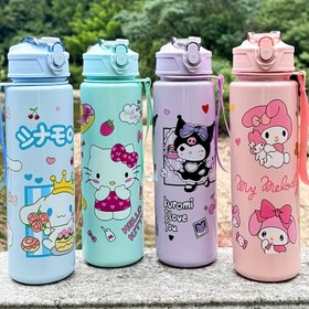 Resim 1 Adet Hello Kitty 27oz Saplı, Sızdırmaz ve Dayanıklı Spor Su Matarası, Okul Malzemeleri, Noel ve Cadılar Bayramı Hediyesi, Seyahat ve Fitness İçin Uygun, Aile ve Arkadaşlar için Doğum Günü Hediyesi 