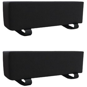 Resim Suntek Yumuşak Ve Şık Sandalye Kol Kılıfı - Ev İçin Siyah 