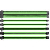 Resim Thermaltake TtMod Yeşil/Siyah Power Supply Sleeved Kablo Seti (16 AWG) AC-034-CN1NAN-A1 
