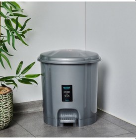 Resim Elit Pedallı İç Kovalı Çöp Kovası - 12 Lt Çok Renkli 