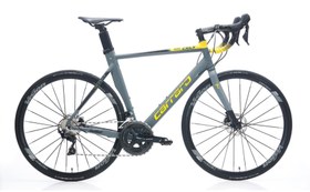 Resim Carraro Race 063D Aero Yol Bisikleti 2024 Model 22 Vites - Mat Antrasit Sarı Gri / 50CM 