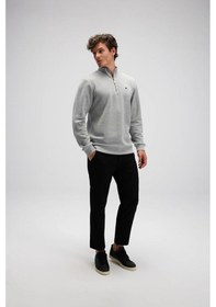 Resim Ellesse Em603 Erkek Sweatshırt Grey Melange 
