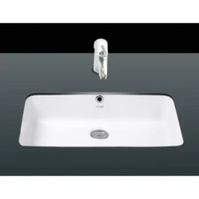 Resim Creavit Tp730 Tezgah Altı Dikdörtgen Lavabo 30*50 Cm Beyaz 