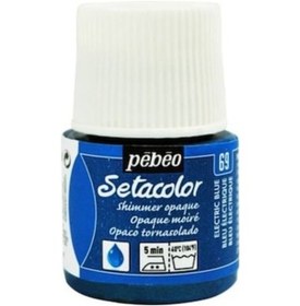 Resim Pebeo Setacolor Shimmer Pırıltılı Opak Kumaş Boyası 69 Electrıc 