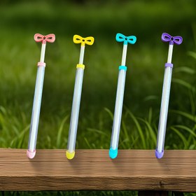 Resim Erkekler için Büyük Kapasiteli Su Zıplayan Oyuncaklar - Renkli Yay Tasarımları, Dayanıklı ABS Yapısı, Arka Bahçe ve Bahçe Partileri için Dengeleyici Su Dağılımı - Pembe, Mor, Mavi, Açık Hava Oyun Ekipmanı | Canlı Sprey | Dayanıklı Su Oyuncakları, Su Oyun Aksesuarları 