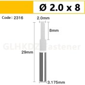 Resim 2Liyao 2.0X8X3.175MM (2316) Ø0.8-6mm Katı Karbür Tek Flüt Düz Yönlendirici Bit End Mill Cnc Freze Kesicisi Gravür Aracı Akrilik Mdf Plastik HRC63 (Yurt Dışından) 