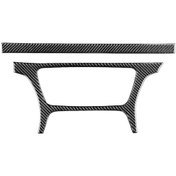 Resim 2 Adet / Takım Karbon Fiber Araba Merkezi Kontrol Cd'si Dış Çerçeve Dekoratif Etiket Audi Q3 2013-2018, Sağ Sürücü 1 Adet 