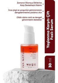 Resim Iva Natura Çift Fazlı Nemlendirici Cilt Bakım Serumu 30 ML 