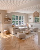 Resim ERİZA Relax Soft 4 Modül Köşe Takımı (KIRIK BEYAZ) Keten 10 