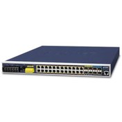 Resim Planet PL-IGS-6325-24P4X 24 Port PoE+ 4 Port SFP+ L3 Yönetilebilir PoE Switch 