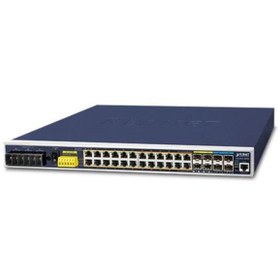 Resim Planet PL-IGS-6325-24P4X 24 Port PoE+ 4 Port SFP+ L3 Yönetilebilir PoE Switch 