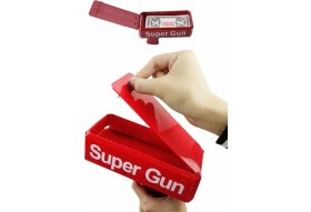 Resim Hobilinka Kırmızı Parti Oyuncağı Para Saçma Fırlatma Tabancası Makinesi Super Money 