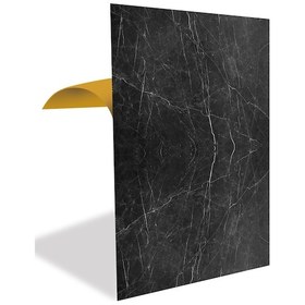 Resim Tink Kendinden Yapışkanlı Belgium Black Desenli Pvc Panel 41x62 Cm 