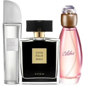 Resim Avon Pur Blanca Edt 50 ml Little Black Dress Edp 50 ml Celebre Edt 50 ml Kadın Parfüm Set 211515151464611 