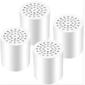Resim Tongdashop 4 Adet 1 Set 30 Aşamalı Duş Filtresi Sert Su Klor Ağır Metal Ve Demir Arıtma Yüksek Çıkışlı Yumuşatıcı 