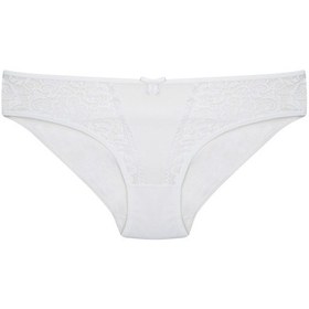 Resim Lüx Drm Yumuşak Dantelli Bikini Külot Beyaz 5 Adet 2510 Beyaz 