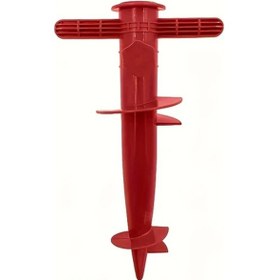 Resim Xuweiwei Kırmızı Dayanıklı Pembe Plaj Şemsiyesi Çapası - Rüzgar Geçirmez Kum Çapası 