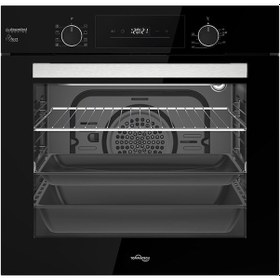 Resim Tommatech TAF6005BS Ankastre Elektrikli Fırın 60 CM Siyah Cam 