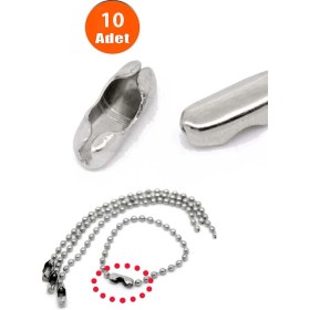 Resim Etsylight 3.2 Mm, Klips Top Zincir Için Kapama, Kart Askı Zinciri, Tırnak Makası Zinciri Için Kapama Klips 