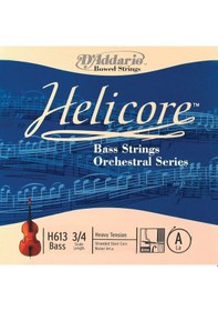 Resim D'addario H613 Helicore Tek Kontrabas La A Teli 3/4 Hibrit Çalım Tarzına Uygun Yapı Net Ses Tanımı Ve Yüksek Akort İstikrarı 