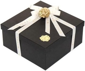 Resim MİSSİ Siyah Golden Glow 500 ml Black Vanilya Oda Kokusu ve Mumluk Hediye Seti (Dekoratif Sıvama Kutulu) 