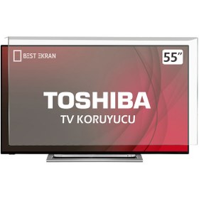 Resim Best Ekran Toshiba Uyumlu 55" 140 Ekran TV Ekran Koruyucu 