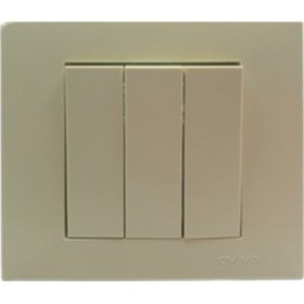 Resim Ovivo Grano Üçlü Anahtar Krem 