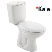 Resim KALE Ida Klozet Taharet Delıklı Alttan Çıkıslı Rezervuar Klozet Kapak 