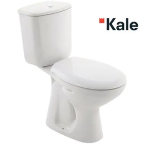 Resim KALE Ida Klozet Taharet Delıklı Alttan Çıkıslı Rezervuar Klozet Kapak 