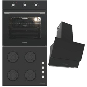 Resim Termikel BO O6435C B - BH P6144C B - Argemon BB60 Ankastre Set Siyah 