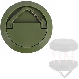 Resim Teltree Kamp Ve Araç İçin Pratik Manyetik Askı, Çadır Ve Işık Sabitleyici, Asker Yeşili Diğer 