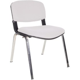 Resim Gizmo Form Döşemeli Ofis Bekleme Misafir Koltuğu Mk1100 Beyaz 