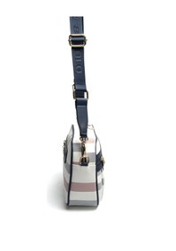 Resim Silver Polo Sp1280 Kadın Çapraz Çanta Ekose Beyaz-lacivert Beyaz - Lacivert 