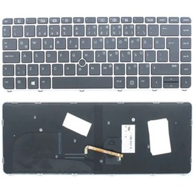 Resim HP Uyumlu Elitebook Y3c06ea Klavye Tuş Takımı Siyah Tr Işıklı 
