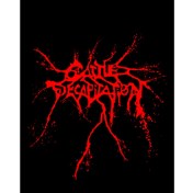Resim Cattle Decapitation Red Logo Büyük Sırt Patch Yama 