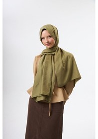 Resim Mirsoy Scarf Mir Modern Desen Şal Soft Yeşil 
