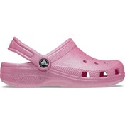 Resim Crocs Classic Glitter Clog K Çocuk Terlik 206993-6xe Pink Tweed Glitter 