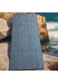 Resim Özdilek Double Colour Plaj Havlusu 70x145 Lacivert-mavi 