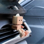 Resim Gaojunshop01 Alkolsüz Kokusuz Ahşap Masa Dekoru, Dıy Ayak Sallayan Figür, Doğal Kayın Hediyesi 