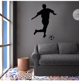 Resim Sporcu Folyo Sticker Derstve46118 60cm Uzunluk Siyah 
