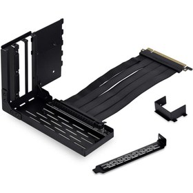 Resim Lian Li O11D EVO PCIe Gen 4.0x16 Riser Kablolu Siyah Dikey Ekran Kartı Tutucu Kiti 