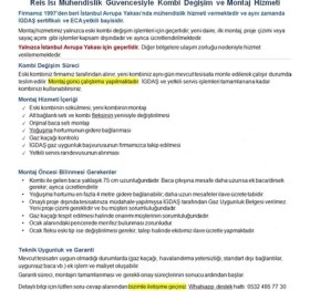 Resim E.C.A. Citius Premix 24KW Tam Yoğuşmalı Kombi Hermetik Baca ile Enerji Tasarruflu Montaj Hizmeti Dahil 