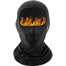 Resim Tenfowee Kışlık Bisiklet Başlığı: Poliester Malzeme, Esnek, Rüzgar Koruma, Boyun Ve Yüz Korumalı, Gözlük Delikli, 53-63 Cm Baş Çevresi 