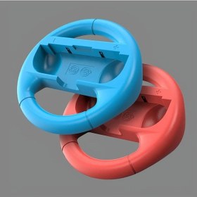 Resim Elmpaly Nintendo Switch Joy-con Kırmızı Mavi Yarış Direksiyonu Oyun Kumandası Abs Oyuncu si 