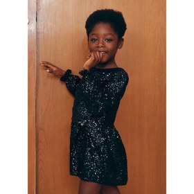 Resim Abel & Lula Kışlık Kız Elbise Siyah - Siyah / 12 Yaş 