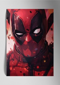 Resim Deadpool Marvel - Metal Poster Tablo, Premium Sanat 