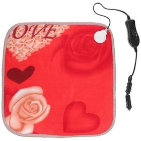 Resim Araba Elektrikli Battaniye Isıtmalı Araba Koltuğu Minderi Evcil Hayvan Isıtma Pedi Isıtmalı Araba Koltuğu Minderi Kışlık Araba Koltuğu Minderi Evcil Hayvan Isıtma Yastığı 